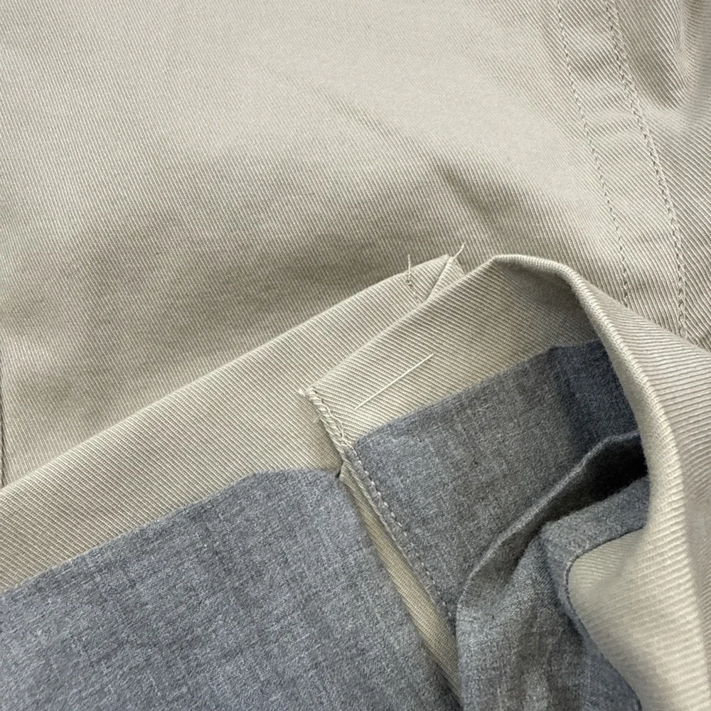 Banana Republic blazer‎ men's 38R neutral sand cotton stretch modern slim fit